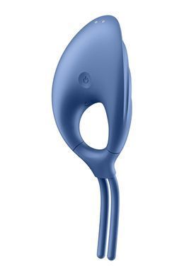 Эрекционное виброкольцо лассо Satisfyer Swordsman Blue, крепкая фиксация, 10 режимов, мощный мотор SO6281 фото