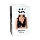 Лакированный виниловый лиф с шипами Art of Sex - Mistress, черный с эффектом голограммы, размер L SX3425 фото 3