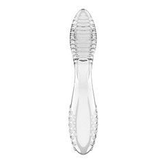 Двосторонній скляний дилдо Satisfyer Dazzling Crystal 2 Transparent SX3550 фото