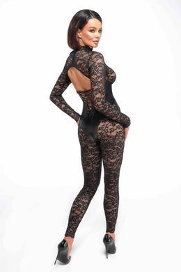 Комбинезон Noir Handmade F299 Enigma, XL, кружево, длинный рукав, имитация корсета, доступ SX0234 фото