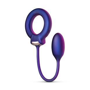 Эрекционное виброкольцо с виброяйцом Hueman - Eclipse Anal Vibrator SX3893 фото