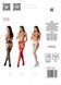 Эротические колготки-бодистокинг с тонкими подвязками Passion S028 One Size, white, открытый доступ SO8956 фото 5