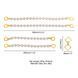 Перлинний набір для фіксації LOCKINK Pearl Bondage & Restraint Set, наручники, поножі, повідець SX0908 фото 4