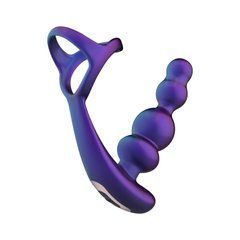 Анальний вібратор з ерекційним кільцем Hueman - Stellar Force Anal Beads with Cockring SX3894 фото