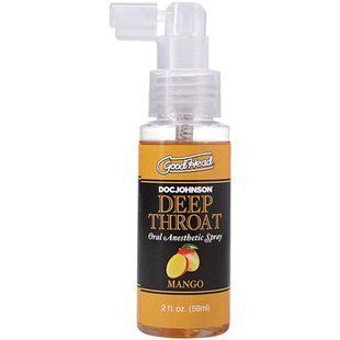 Спрей для минета Doc Johnson GoodHead DeepThroat Spray &ndash; Mango 59 мл для глубокого минета SX3465 фото