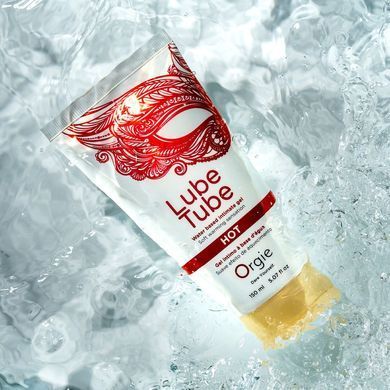 Лубрикант на водній основі Orgie Lube Tube Hot, 150 мл, із зігрівальним ефектом, без запаху SX1523 фото
