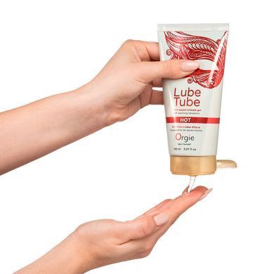 Лубрикант на водній основі Orgie Lube Tube Hot, 150 мл, із зігрівальним ефектом, без запаху SX1523 фото