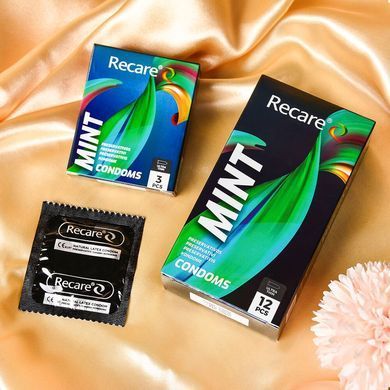 Презервативы Holographic Recare Ultra Thin Mint Condoms 3 шт, ультратонкие, аромат: мята SX3331 фото