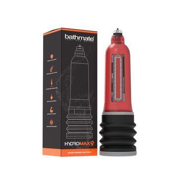 Гидропомпа Bathmate Hydromax 9 Red, для члена длиной от 18 до 23 см, диаметр до 5,5 см HM-40-BR фото
