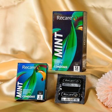 Презервативы Holographic Recare Ultra Thin Mint Condoms 3 шт, ультратонкие, аромат: мята SX3331 фото