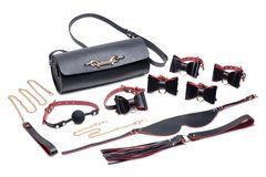 Набор БДСМ с дорожной сумкой Master Series: Bow &mdash; Luxury BDSM Set With Travel Bag, 11 предметов SO8796 фото