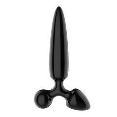 Тристоронній скляний дилдо Satisfyer Triple Crystal 1 Black SX3553 фото