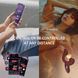 Смарт-вибратор Magic Motion Ponder Blue, двойная стимуляция, виброяйцо+язычок для клитора SX3229 фото 13