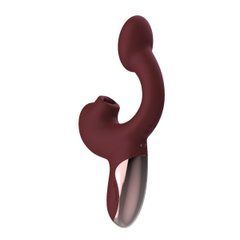 Смарт-вібратор Magic Motion Ponder Red, подвійна стимуляція, віброяйце+язичок для клітора SX3230 фото