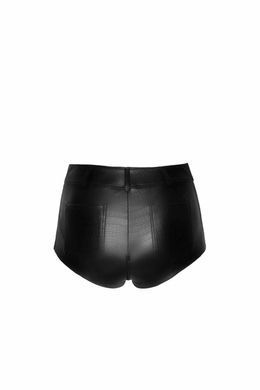 Шортики Noir Handmade F318 Wild, 3XL, black, под латекс, крокодиловый принт, с доступом SX0338 фото