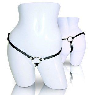 Трусики-стринги для страпона Sportsheets - Bare As You Dare Strap-On, съемное металлическое кольцо SO2180 фото