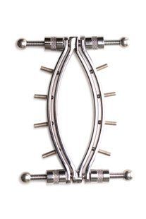 Затискач для вагіни Master Series: Spread 'Em Poker Vagina Clamp with Adjustable Pressure Screws, ши SO8798 фото