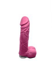Мило у формі пеніса Чистий Кайф Pink size M, крафтове мило-член, натуральне SO2633 фото