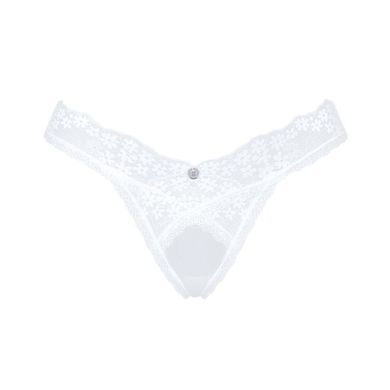 Кружевные танга Obsessive Heavenlly thong XL/2XL SO8187 фото