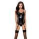 Корсет под кожу ASUNA CORSET black XXL/XXXL Passion SO4127 фото 1