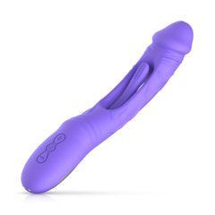 Вибратор Good Vibes Only - Flax Vibrating Dildo with G-Spot Stimulator SX3064 фото