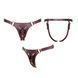 Трусики для страпона Strap-On-Me Harness Generous Aubergine, One Size, искусственная кожа, регулируемые ремни, сменные крепления д SX0674 фото 4