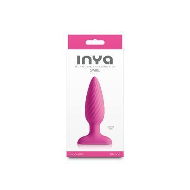 Анальная пробка с вибрацией NS Novelties INYA - Swirl - Pink SX4342 фото