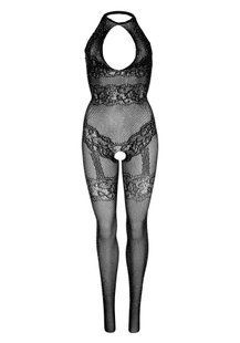 Бодистокинг Leg Avenue Rhinestone Lace and Net Bodystocking OS Black SO7889 фото
