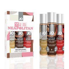 Набір JO Tri-Me Triple Pack &mdash; Neapolitan (3&times;30 мл) три різні смаки оральних змазок SO6775 фото