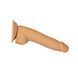 Фалоімітатор ADDICTION Dual Density Silicone Dildo Caramel 8&Prime;, присоска, діаметр 4,3 см, віброкуля SO8243 фото 3