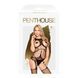 Бодистокинг с открытой грудью и имитацией чулок Penthouse - Gangsta Babe Black S/L SO4386 фото 3