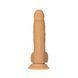 Фалоімітатор ADDICTION Dual Density Silicone Dildo Caramel 8&Prime;, присоска, діаметр 4,3 см, віброкуля SO8243 фото 2