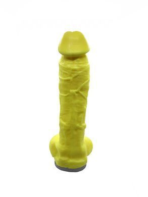 Мыло в форме пениса Чистий Кайф Yellow size XL, крафтовое мыло-член, натуральное SO2770 фото