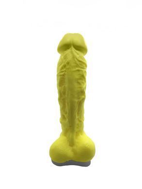 Мыло в форме пениса Чистий Кайф Yellow size XL, крафтовое мыло-член, натуральное SO2770 фото