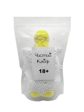 Мыло в форме пениса Чистий Кайф Yellow size XL, крафтовое мыло-член, натуральное SO2770 фото