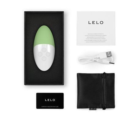 Музыкальный вибратор для клитора LELO SIRI 3 Green, вибрации в ритме звуков без смартфона SX0695 фото