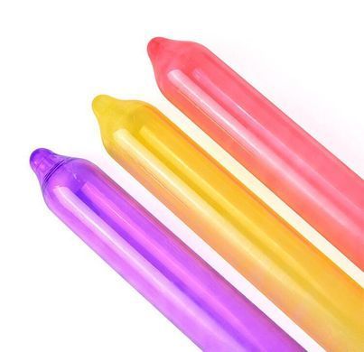 Презервативы Holographic Recare Fruit Flavour Condoms 12 шт, ароматы: мята, банан, клубника SX3339 фото