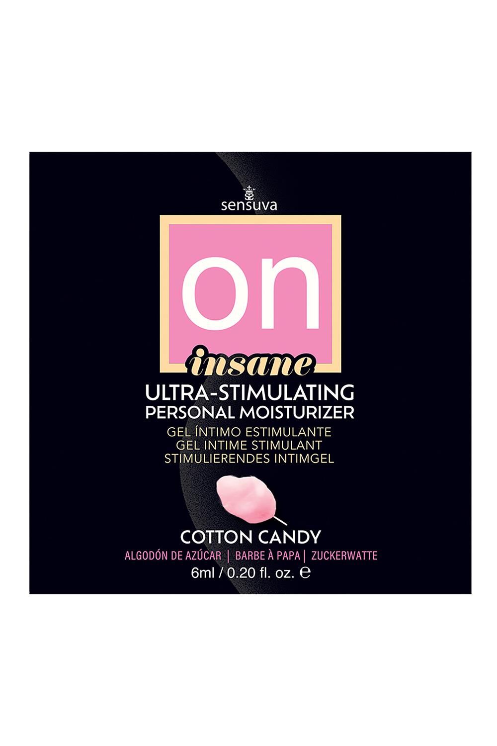 Пробник Sensuva — Ultra-Stimulating On Insane Cotton Candy (6 мл)