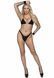 Бодистокинг в крупную сетку Leg Avenue Long Sleeved Bodystocking One size Black, длинный рукав SO8614 фото 3