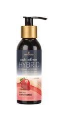 Змазка водно-силіконова Sensuva Hybrid Strawberry (125 мл) без цукру, можна для оральних пестощів SO3245 фото