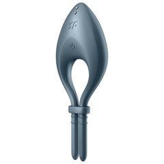 Ерекційне смарт-віброкільце ласо з регулюванням розміру Satisfyer Bullseye Dark Blue SO6121 фото