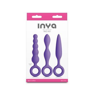 Набір анальних іграшок NS Novelties INYA - Trio Kit - Purple SX4351 фото