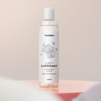 Лубрикант на водній основі Satisfyer Juicy Lubricant Sparkling Water water based 300 мл SX2729 фото