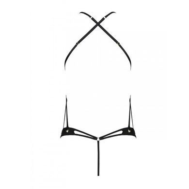 Боді з екошкіри з ремінцями та перфорацією Tamaris Body black S/M &mdash; Passion SO5794 фото