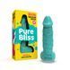 Мыло в форме пениса Pure Bliss MINI Turquoise, крафтовое мыло-член, натуральное SO6359 фото 2