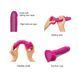 Реалістичний фалоімітатор Strap-On-Me Sliding Skin Realistic Dildo Fuchsia S, ефект рухливої шкіри SO6254 фото 3