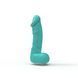 Мыло в форме пениса Pure Bliss MINI Turquoise, крафтовое мыло-член, натуральное SO6359 фото 1