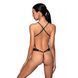 Боді з екошкіри з ремінцями та перфорацією Tamaris Body black S/M &mdash; Passion SO5794 фото 2