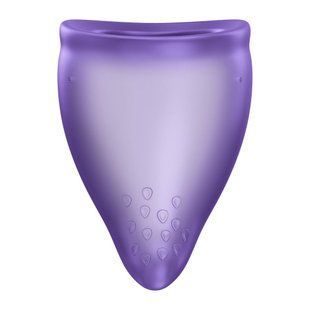 Менструальна чаша Fun Factory FUN CUP SIZE B Black Currant, багаторазова, діаметр 4,3 см, об&rsquo;єм 30 мл SX3675 фото
