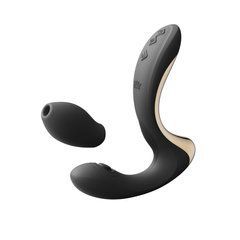Вібратор-пульсатор з вакуумною насадкою Zalo &ndash; Talis G-Spot PulseWave Vibrator Obsidian Black SX0713 фото